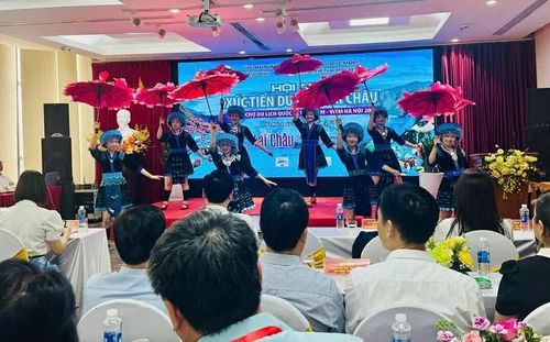Quang cảnh Hội nghị xúc tiến du lịch Lai Châu. (Ảnh: Phương Thanh)