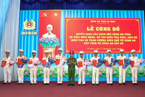  Nhiều cán bộ phòng Cảnh sát hình sự được điều động, tăng cường về công an cấp xã, góp phần nâng cao hiệu quả đấu tranh phòng, chống tội phạm từ cơ sở.