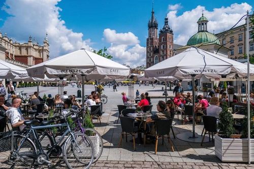 Phố cổ Kraków (Ba Lan) là một di sản thế giới được UNESCO công nhận. Ảnh:Getty Images