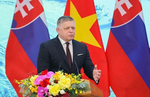  Thủ tướng Slovakia Robert Fico. Ảnh: QUANG PHÚC 