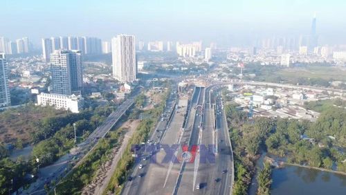 Nút giao thông An Phú. (Nguồn: TTXVN)