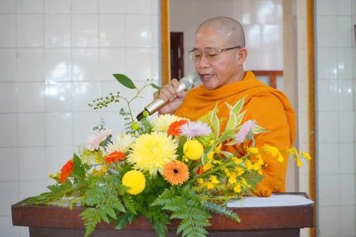 Đại đức Thích Minh Bửu, Phó Văn phòng Ban Trị sự GHPGVN tỉnh triển khai quyết định bổ nhiệm trụ trì