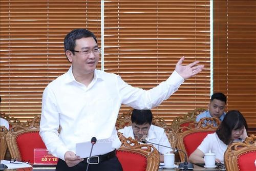 Phó Bí thư Tỉnh ủy, Chủ tịch UBND tỉnh Lạng Sơn Nguyễn Cảnh Toàn phát biểu tại buổi làm việc.