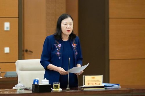 Chủ nhiệm Ủy ban Dân nguyện và Giám sát Lê Thị Nga