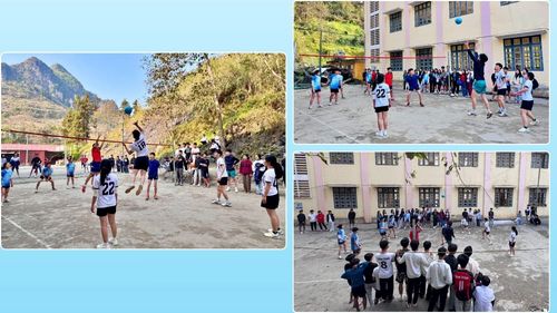 Học sinh Trường THPT Số 1 Si Ma Cai được tham gia nhiều câu lạc bộ thể thao tại trường.