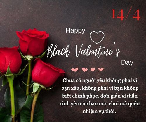 Những mẫu thiệp Valentine 14/4 - Valentine đen đẹp nhất.