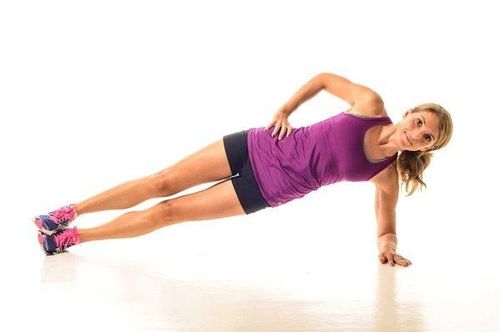 Bài tập plank nghiêng.