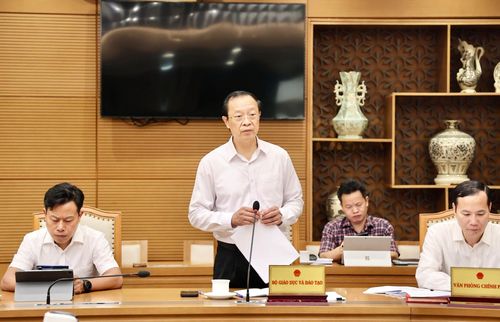 Thứ trưởng Bộ GD&ĐT Phạm Ngọc Thưởng. Ảnh: VGP/Minh Ngọc.