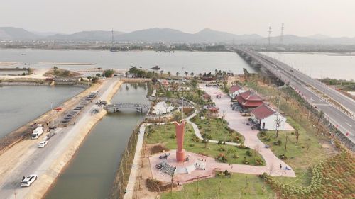 Di tích quốc gia đặc biệt bến phà Gianh II sau khi đầu tư tôn tạo.