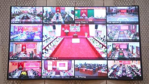 Hội nghị tổ chức trực tuyến đến Công an các tỉnh, thành phố trực thuộc Trung ương.