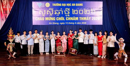 Sinh viên Khmer Trường Đại học An Giang - Đại học Quốc gia TP. Hồ Chí Minh. (Ảnh: BTC)