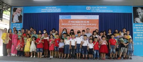 Trẻ em đang được nuôi dưỡng tại SOS TPHCM đều là trẻ mồ côi, bị bỏ rơi và có hoàn cảnh đặc biệt