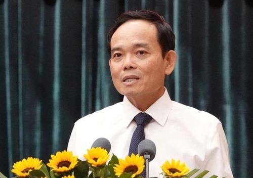 Bí thư Thành ủy TP.HCM Trần Lưu Quang phát biểu tại hội nghị. Ảnh: Tiền Phong.