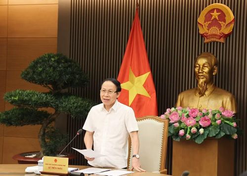 Phó Thủ tướng Lê Tiến Châu phát biểu tại cuộc làm việc với Thanh tra Chính phủ. Ảnh: VGP/Thu Sa