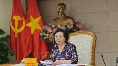 Phó Thủ tướng Phạm Thị Thanh Trà, Trưởng ban Chỉ đạo quốc gia về tìm kiếm, quy tập và xác định danh tính hài cốt liệt sỹ (Ban Chỉ đạo quốc gia 515) chủ trì cuộc họp.