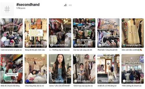 Nhiều nội dung về đồ second-hand trên mạng xã hội viral khiến người xem tò mò.