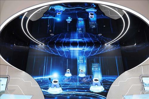 Trung tâm hợp tác đổi mới trí tuệ nhân tạo Trung Quốc - ASEAN sẽ trở thành một trung tâm hợp tác quan trọng trong lĩnh vực AI giữa Trung Quốc và ASEAN. Ảnh: Công Tuyên/PV TTXVN tại Trung Quốc