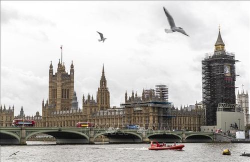 Trụ sở Quốc hội Anh tại thủ đô London. Ảnh: THX/TTXVN