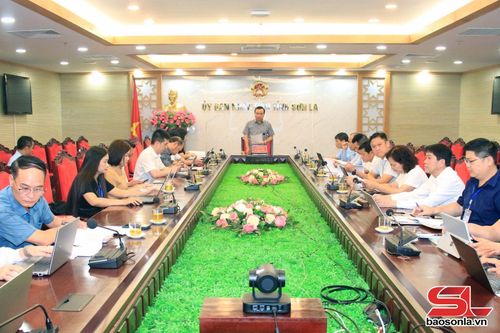 Đồng chí Phó Chủ tịch Thường trực UBND tỉnh làm việc với các sở, đơn vị về chuẩn bị tổ chức Ngày hội Sách và Khoa học Công nghệ tỉnh Sơn La năm 2026.