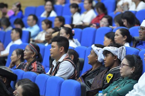 Hội nghị thu hút khoảng 300 đại biểu tham dự, đặc biệt có đại diện 54 dân tộc của 34 tỉnh, thành phố; nghệ nhân, đồng bào đang hoạt động hằng ngày tại Làng Văn hóa - Du lịch các dân tộc Việt Nam. 