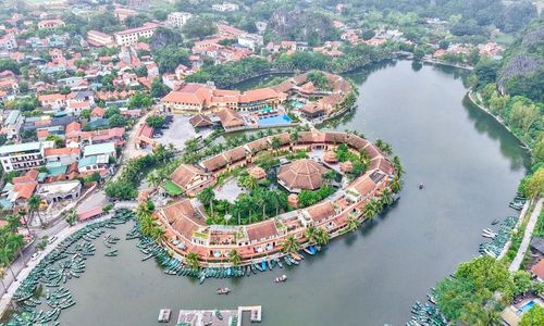 Một góc bến thuyền Tam Cốc nơi diễn ra Tuần Du lịch Ninh Bình 2026
