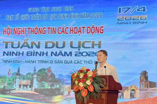 Giám đốc Sở Du lịch tỉnh Ninh Bình, ông Bùi Văn Mạnh khẳng định: "Ninh Bình sẵn sàng đón gần 1 triệu lượt khách trong Tuần Du lịch Ninh Bình 2026"
