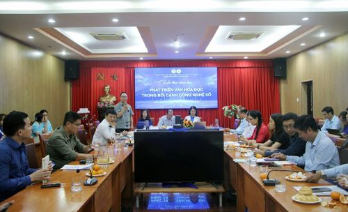 TS Trịnh Đăng Khoa - Bí thư Đảng ủy Trường Đại học Văn hóa TP.HCM phát biểu