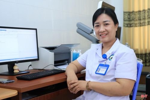 Chị Phạm Thị Mỹ Dung luôn cảm thấy hài lòng với công việc hiện tại của mình