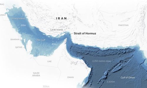 Vị trí eo biển Hormuz chiến lược 