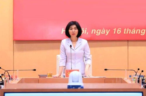 Chủ tịch HĐND thành phố Hà Nội Phùng Thị Hồng Hà.