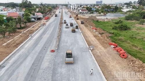 Dự án đường trực trung tâm Biên Hòa chậm tiến độ do vướng mắc công tác giải phóng mặt bằng.