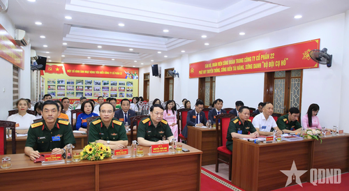  Các đại biểu dự khai mạc hội thi. 