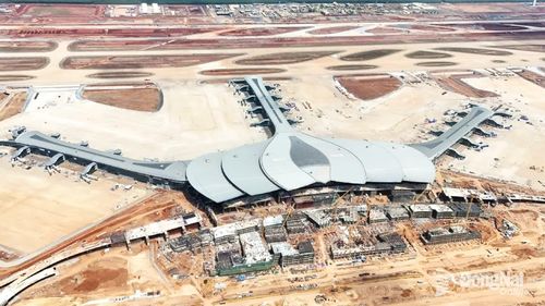Sân bay Long Thành và các khu chức năng gắn với sân bay mở ra cơ hội để Đồng Nai phát triển nền kinh tế tầm thấp. Ảnh: Phạm Tùng