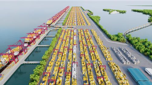 Trong giai đoạn 1, cảng dự kiến đạt công suất khoảng 21 triệu TEU mỗi năm, có khả năng tiếp nhận tàu container siêu lớn lên đến 24.000 TEU. Khi hoàn thành, dự án không chỉ nâng cao năng lực logistics mà còn góp phần đưa TP.HCM trở thành trung tâm trung chuyển hàng hải quan trọng của khu vực và quốc tế.