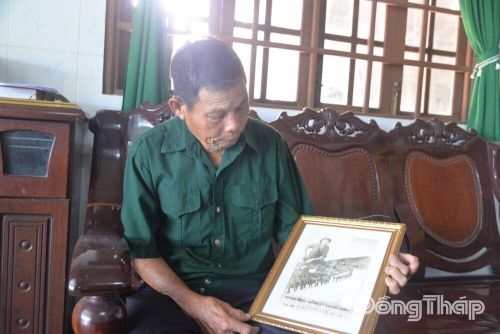 Cựu chiến binh Phạm Huy Phong.
