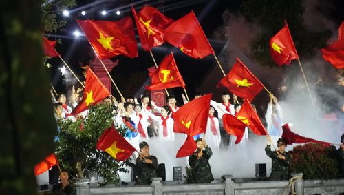 Tiết mục đặc sắc tại chương trình - Ảnh: N.M