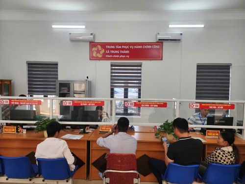 Xã Trung Thành hiện cũng đang thiếu 10 cán bộ.