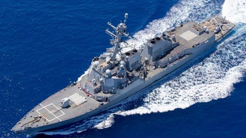  Tàu khu trục tên lửa dẫn đường lớp Arleigh Burke USS. Ảnh: Hải quân Mỹ. 
