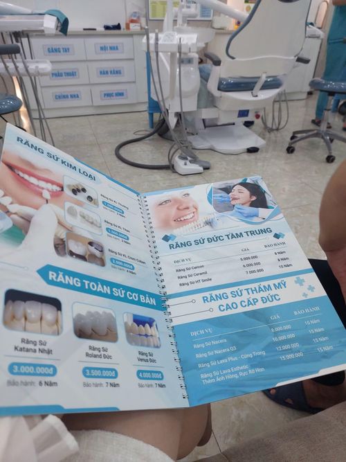 Bảng báo giá răng sứ