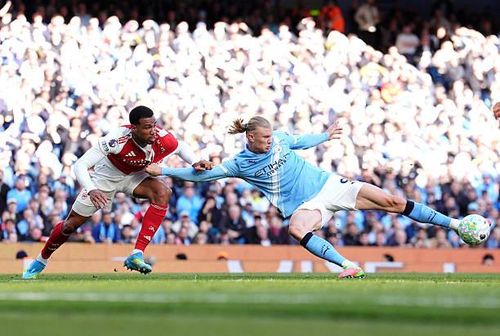 Haaland ghi bàn thắng quyết định trước Arsenal.