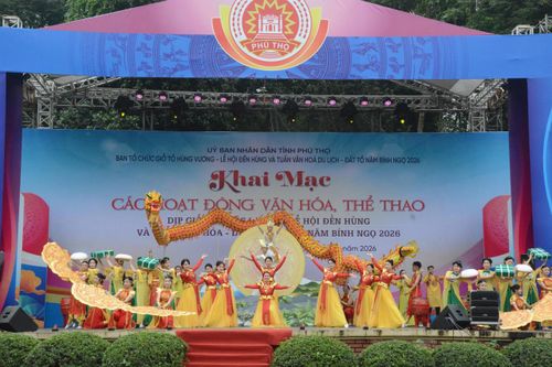Tiết mục văn nghệ tái hiện nguồn gốc Tiên - Rồng