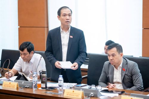 ĐBQH Nguyễn Duy Tiến (Tây Ninh) phát biểu. Ảnh: Phạm Thắng