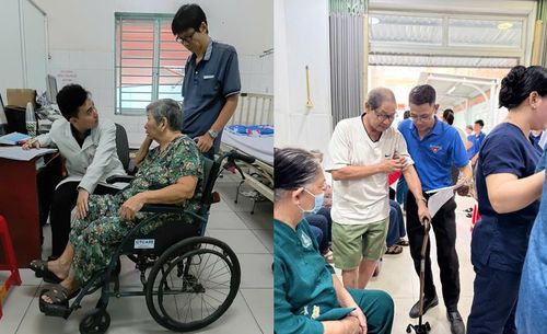 Nhiều người cao tuổi, đi lại khó khăn vui mừng vì được khám sức khỏe miễn phí gần nhà