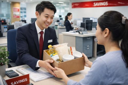 Quà tặng có thể khiến bạn cảm thấy có lợi, nhưng lãi suất, kỳ hạn và độ an toàn mới là yếu tố quan trọng (Ảnh minh họa)