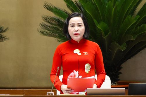 Phó Chủ tịch Quốc hội Nguyễn Thị Thanh điều hành nội dung thảo luận