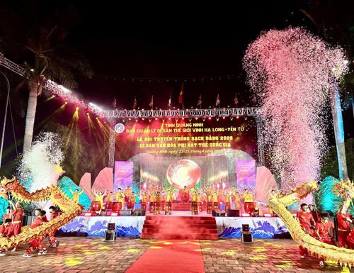 Chương trình nghệ thuật đặc sắc tại lễ khai hội truyền thống Bạch Đằng năm 2026.