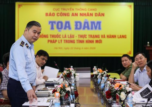 Đại diện Cục Quản lý và Phát triển thị trường trong nước đề xuất nâng mức xử phạt hành chính để tăng sức răn đe. Ảnh: CAND.