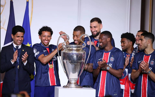 PSG được vinh danh “Đội thể thao hay nhất năm” tại Laureus World Sports Awards. Ảnh: Reuters