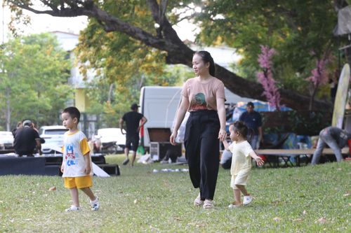 Khu vực vườn Cừa tập trung quần thể hoa sưa cổ thụ trở thành một điểm đến ưa thích của người dân và du khách mỗi khi hè về