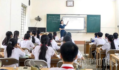 Trường THCS Hưng Hóa chú trọng ứng dụng Công nghệ thông tin vào giảng dạy.